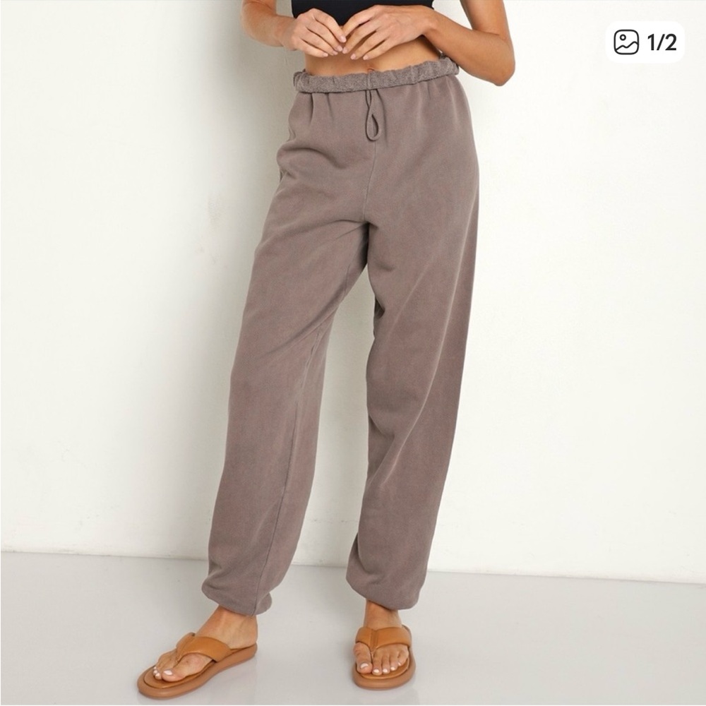 Joah Brown sweats